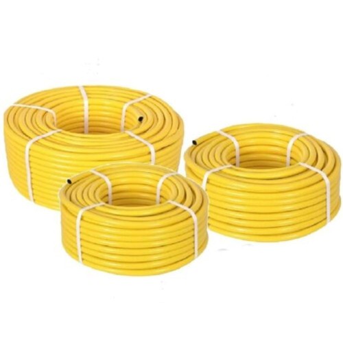 Yellow garden hose pipe - hose,